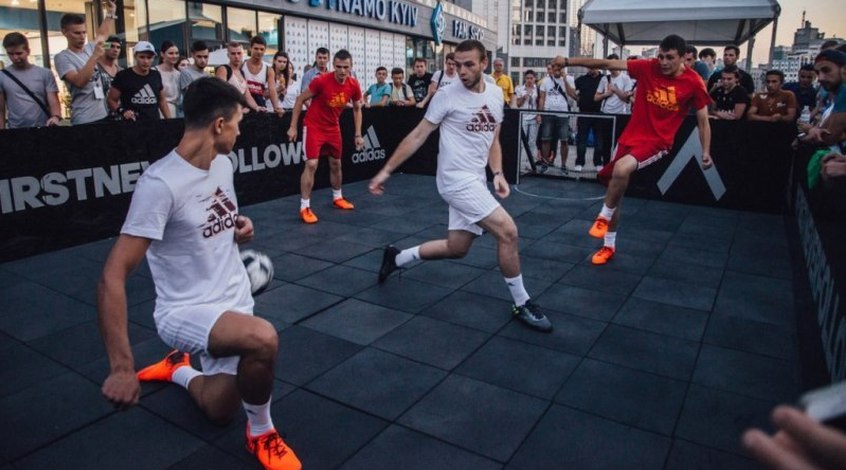 В Киеве прошел масштабный турнир по уличному футболу adidas 2x2