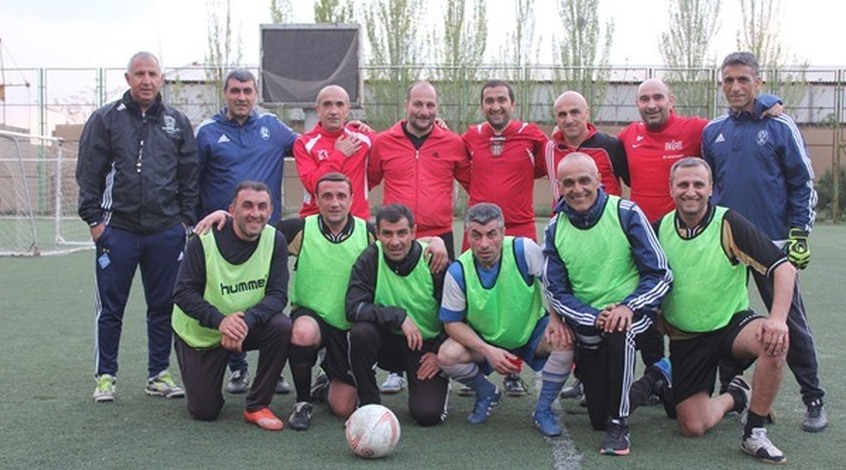 Сборная Армении среди ветеранов готовится к турниру "Kyiv Football Cup-2018"