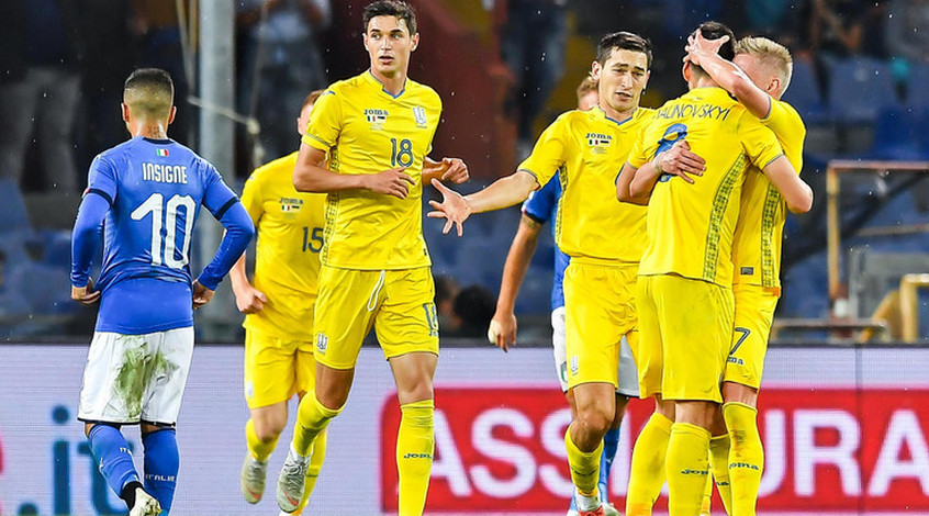 Италия - Украина 1:1. Заряд аккумулятора