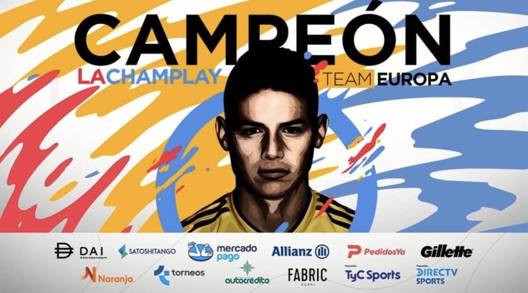Киберфутбол. FIFA 20. #LaChamPlaySolidaria: Хамес Родригес обыграл Дибалу и стал чемпионом первой части турнира