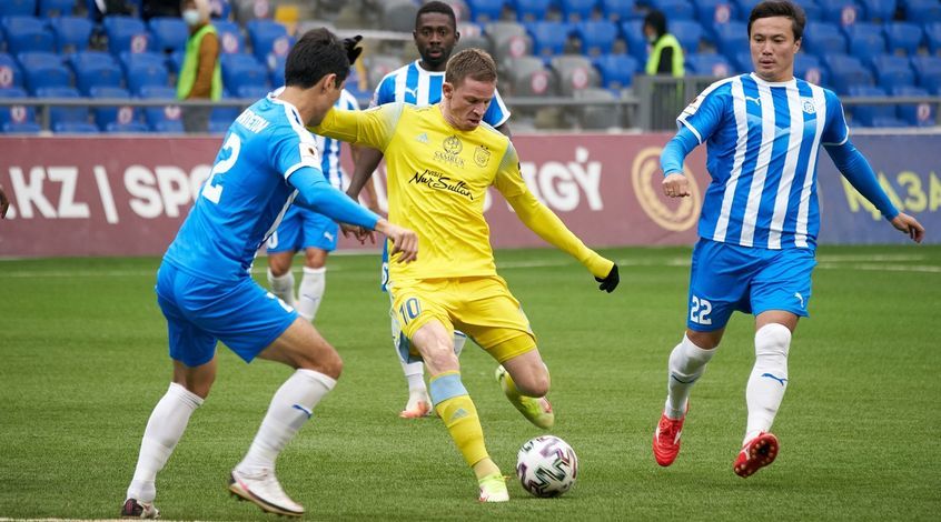 "Астана" – "Тараз" 3:0. Двадцать минут для победы
