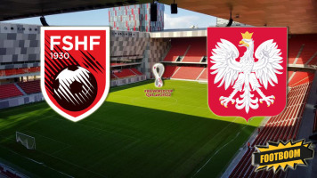 Албанские фанаты устроили игрокам сборной Польши бутылочный обстрел, игру остановили на 20 минут (Видео)