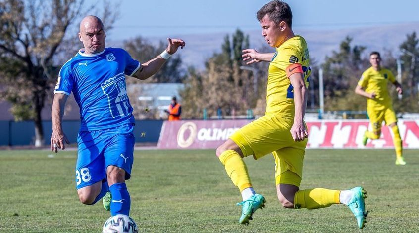 "Жетысу" – "Тараз" 1:2. Игра головой