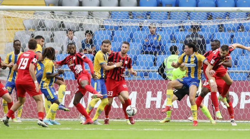 "Кызыл-Жар" – АПОЭЛ 0:0. Статистика и шанс