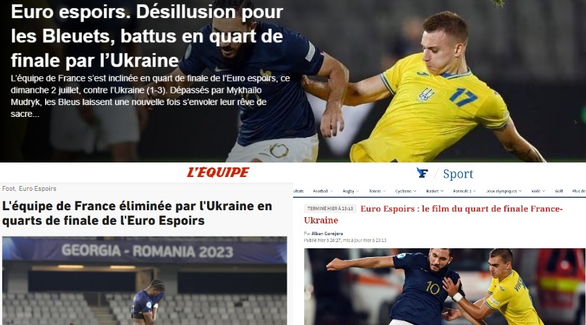 "Жорстоке повернення до реальності" - французькі ЗМІ – про матч з Україною