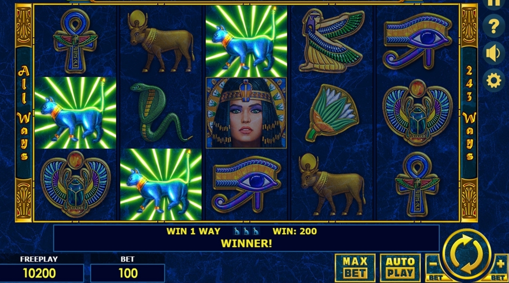 Ігровий автомат Enchanted Cleopatra