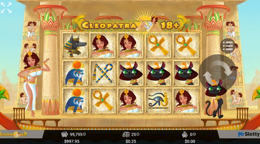 Ігровий автомат Cleopatra 18+