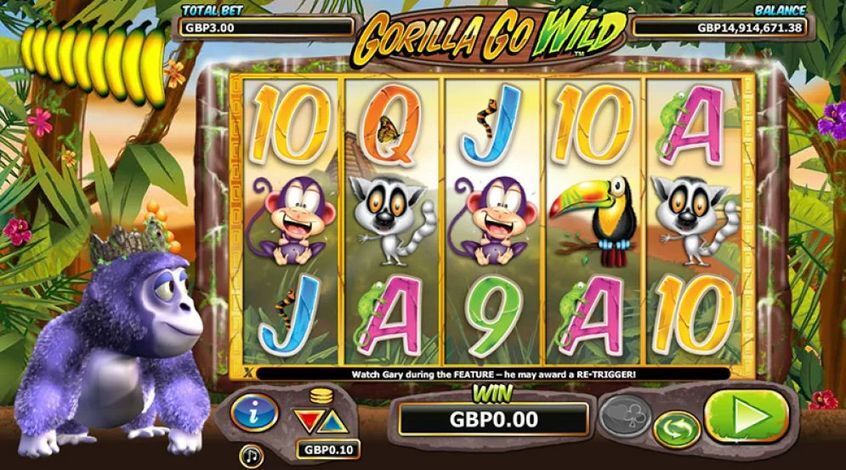 Ігровий автомат Gorilla Go Wild