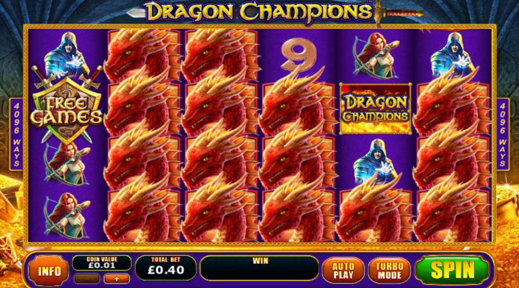 Ігровий автомат Dragon Champions