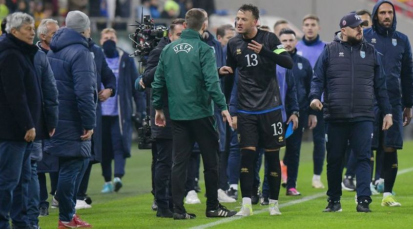 Скандал у Лізі націй: матч Румунія – Косово не був дограний (+Відео)