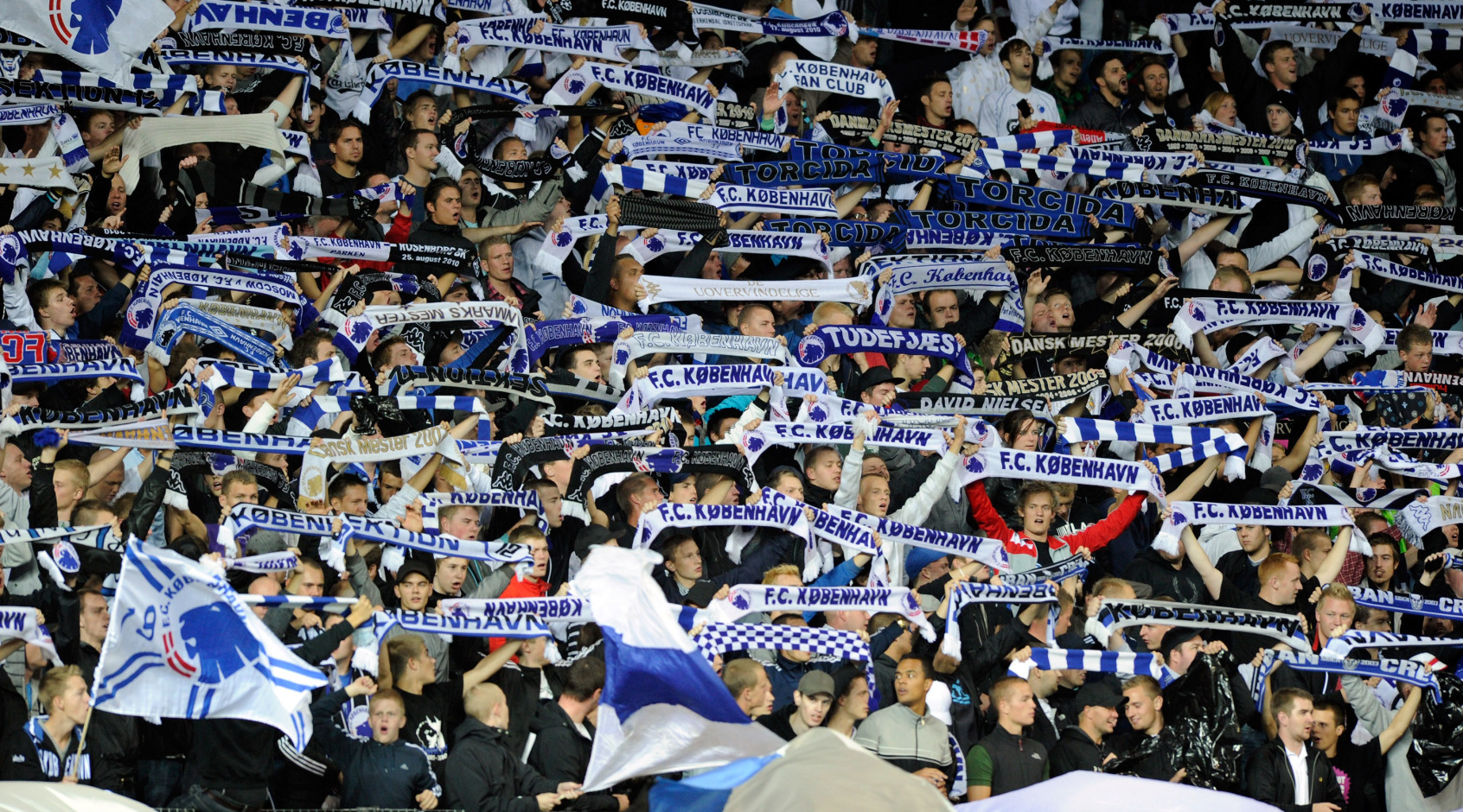 Tifosi Copenhagen: Ucraini eroi che difendono l'Europa